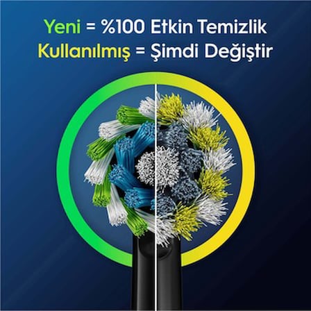Yedek Diş Fırçası Başlığı, Orta Sertlikte 4 Adet Paket