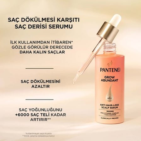 Dökülme Karşıtı Saç Derisi Serumu, 60ml Hacim ve Dolgunluk Sağlar