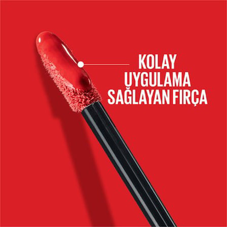 Maybelline New York Super Stay Vinyl Ink Uzun Süre Kalıcı Şeftali Tonlu Likit Parlak Ruj 15