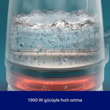 2.2 Litre Kapasiteli Çay Makinesi, 1900W Güç, Çay ve Mama Hazırlama