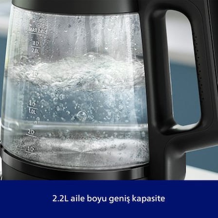 2.2 Litre Kapasiteli Çay Makinesi, 1900W Güç, Çay ve Mama Hazırlama