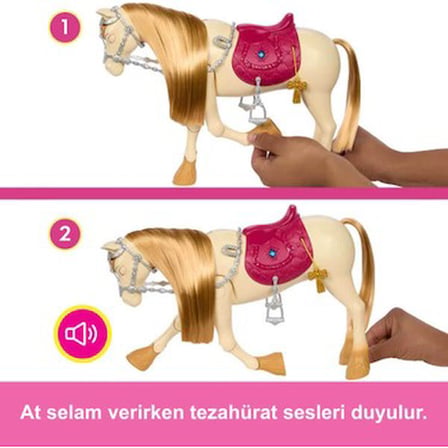 Etkileşimli Oyun Seçenekleri ile Dans Eden At Seti