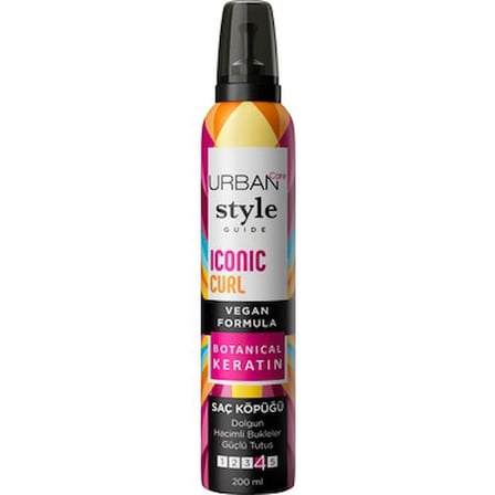 Hacimli Bukleler Sağlayan Saç Köpüğü Vegan 200 Ml