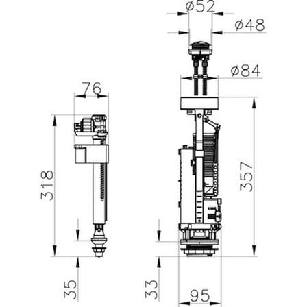 Mat Renkli Halka Havluluk - 800 mm Banyo Aksesuarı