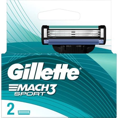 Gillette Mach 3 Start Erkek Tıraş Bıçağı 2'li Aqua-Grip Sapa ile Hassas Tıraş