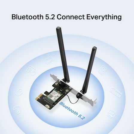 Mercusysy MA80XE, AX3000 Wi-Fi 6 Bluetooth 5.2 PCIe