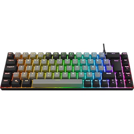 USB RGB Backlight Mekanik Klavye, Mini Boyut