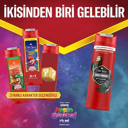 Old Spice Wolfthorn 400 ml Duş Jeli & Şampuan Derinlemesine Temizlik ve Kalıcı