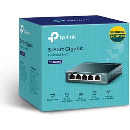Çelik Yapılı 5 Port Gigabit Switch Aygıtı