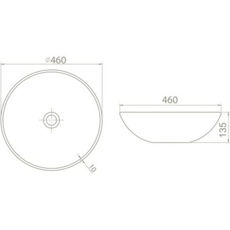 Ø46 cm Tezgah Üstü Turkuaz Seramik