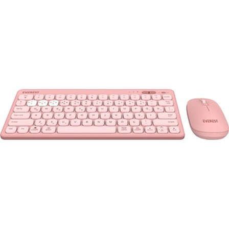 Everest Lumı KM-BT903 Pembe 3in1 3 Bt + 2.4 1600DPI Ultra Ince Q 4 Cihaz Bağlantılı Scissors