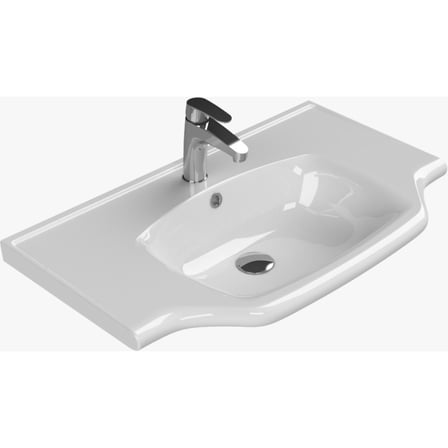 Şık Görünüm ve Dayanıklı Malzeme ile 80X48 cm Lavabo