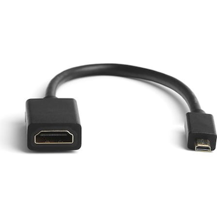 Dark Micro HDMI to HDMI (Dişi), Altın Uçlu Dönüştücü Kablo