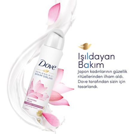 150 ml Lotus Çiçeği Kokulu Kadın Sprey Deodorant, Işıldayan Bakım