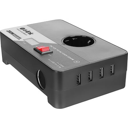 DC12V-AC230 Güç Çakmağı, 200W Kapasite ile Kullanım Kolaylığı