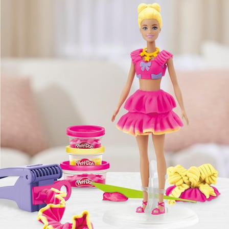 Barbie Temalı Saç Oyun Hamuru Seti