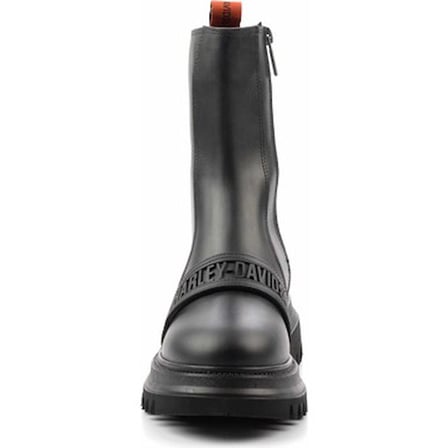 Harley Davidson Black Leather Kadın Bot Bootie Deri HD0777054903 Şık