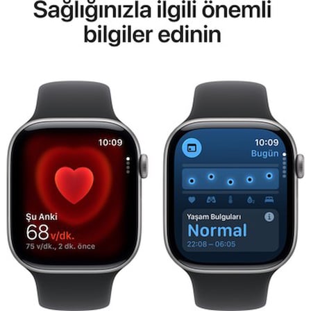 42 mm Akıllı Saat - Uzay Grisi Alüminyum Kasa, Spor Kordon