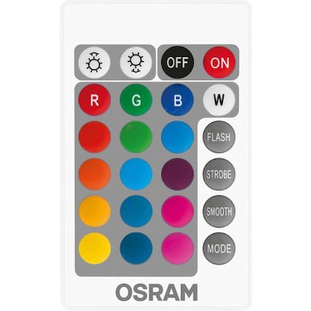 RGBW 470lm Kumandalı LED Ampul 15 Farklı Renk Seçeneği