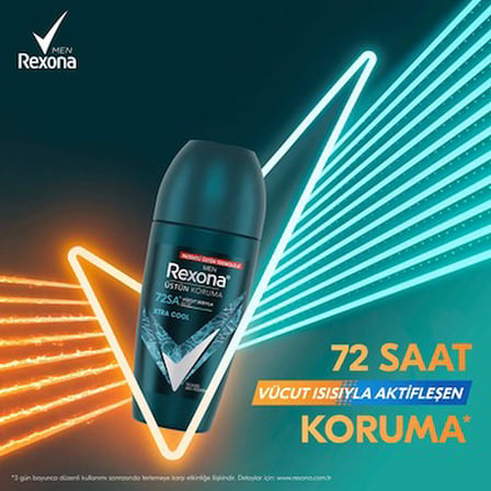50 ml Erkek Roll On Deodorant, Xtra Cool Ferahlatıcı Etki