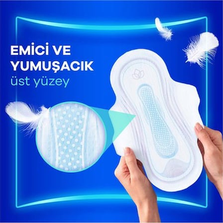 Normal tip için süper paket hijyenik ped, 24 adet