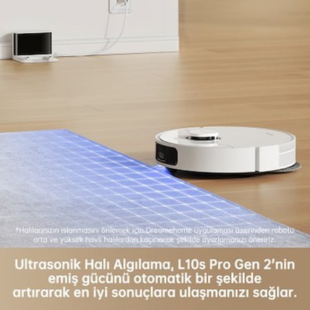 Beyaz Robot Süpürge, 7.000PA Emiş Gücü ile Etkili Temizlik