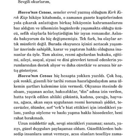 Nermin'den Havva'nın Cezası: Kayıp ve İntihar Üzerine