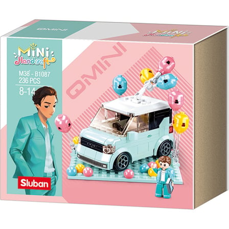 Mını Handcraft Party Car Mavi Renkli Eğlenceli Oyun Aracı
