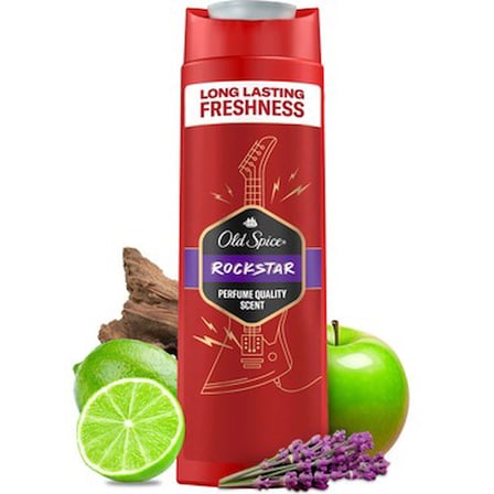 Duş jeli ve şampuan seti, 400 ml, erkekler için