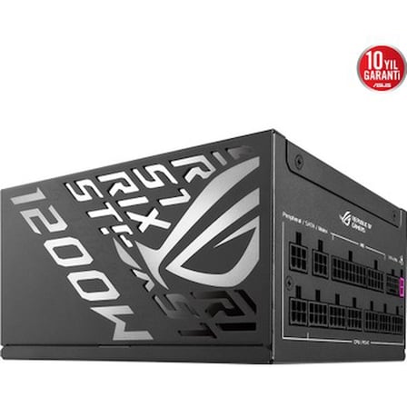 Asus ROG-STRIX-1200P TAM MODÜLER GÜÇ KAYNAĞI, 80 PLUS PLATİNUM SERTİFİKALI, ATX 3.1, GaN MOSFET,