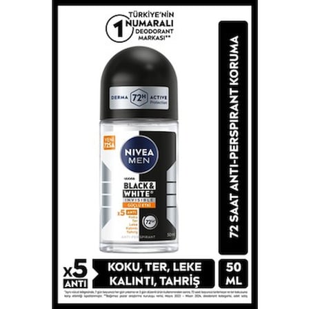 Güçlü Koruma Sunan 50 ml Roll-on Deodorant