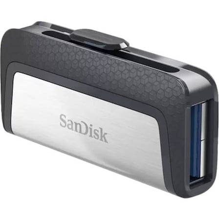 Sandisk 32GB Type-C Dual 3.0 USB Flash Bellek Şifre Koruma Özellikli Mobil Cihazlarla