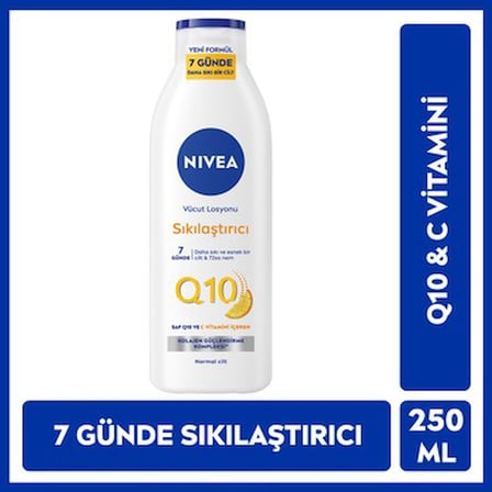 Vücut Losyonu 250 Ml Q10 ve C Vitamini ile Nemlendiren