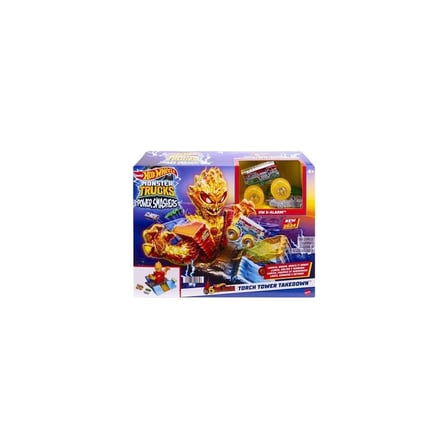 Mattel Hot Wheels Monster Trucks 5 Alarm Torch Tower