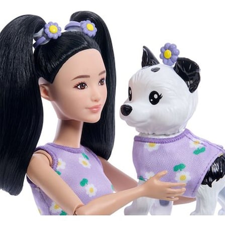 Çiçek Desenli Twinning Looks Oyuncak Seti