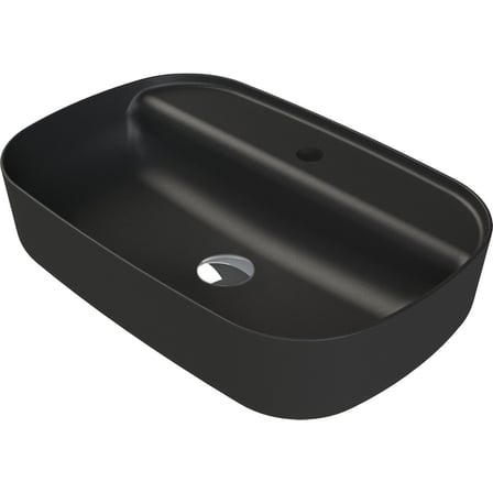 Mat Siyah Aqua, 60 cm Modern Lavabo Seçeneği