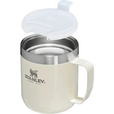 Krem Renkli Paslanmaz Çelik Mug 350-450 ml Kapasite