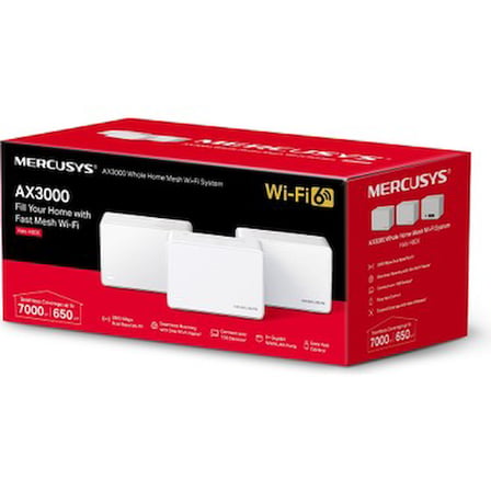 3 Paket AX3000Mbps Wi-Fi 6 Menzil Genişletici, Dual-Band ve Gigabit Port