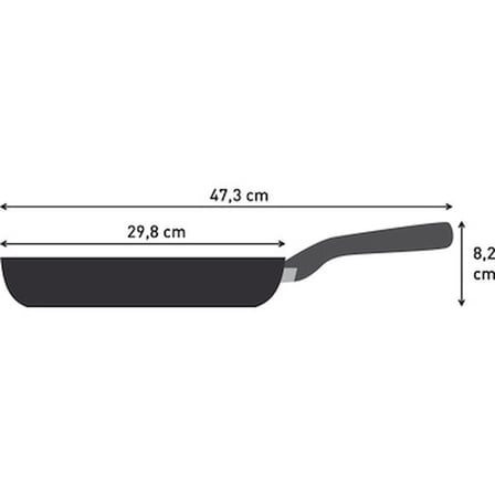 28 cm Derin Tava ile Titanyum Yapışmaz Kaplama Sağlar