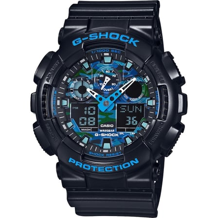 Casio G-Shock Erkek Kol Saati GA-100CB-1ADR Siyah Silikon Kordonlu Suya