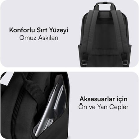 15.6 inç Laptop için Ergonomik Sırt Çantası