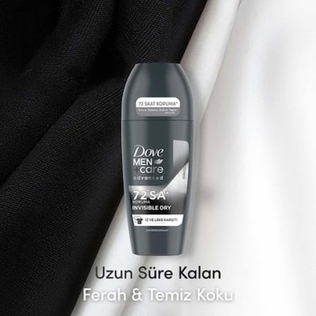 50 ml Erkek Roll On Deodorant, Invisible Dry Özelliği