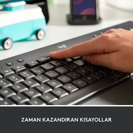 Logitech Signature K650 Tam Boyutlu Kablosuz Türkçe Q Klavye -