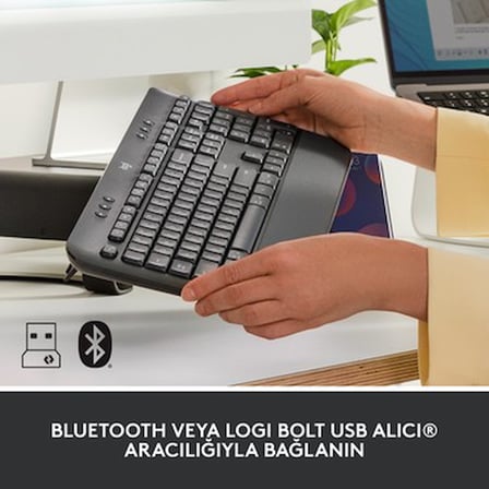 Logitech Signature K650 Tam Boyutlu Kablosuz Türkçe Q Klavye -