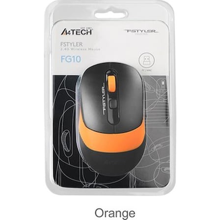 A4Tech A4 Tech Fg10 Turuncu Nano Kablosuz Optik 2000 Dpı