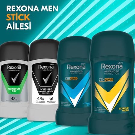 50 ml Cobalt Dry Erkek Stick Deodorant, MotionSense Teknolojisi