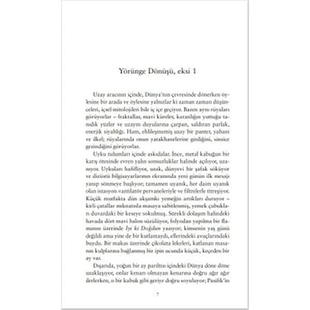 Samantha'dan Yörüngede: Uzay ve Zamanın Hikayesi