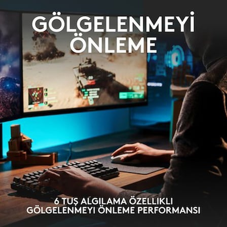 Aydınlatmalı TKL Mekanik Oyun Klavyesi, Türkçe Q Düzeni