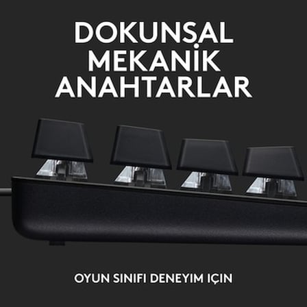 Aydınlatmalı TKL Mekanik Oyun Klavyesi, Türkçe Q Düzeni
