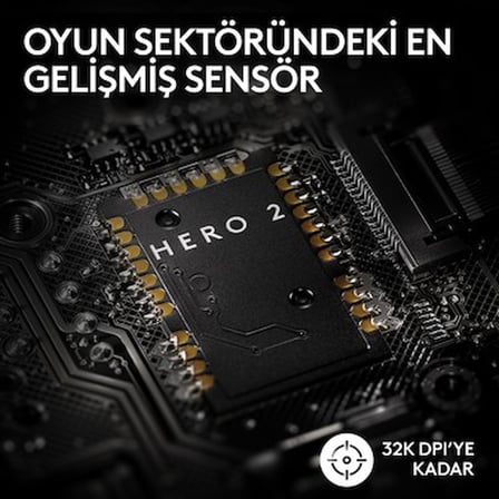 Logitech G PRO X SUPERLIGHT 2 Hafif HERO 2 Sensör 32.000 DPI LIGHTSPEED Kablosuz Oyuncu Mouse -